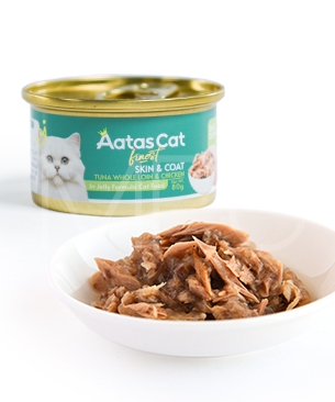 アタス CAT デイリーディフェンス ツナ&チキン スキン&コート 80ｇ