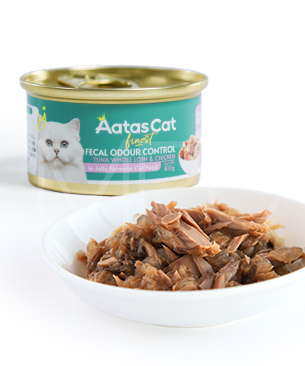アタス CAT デイリーディフェンス ツナ&チキン フィーカルオードコントロール 80g