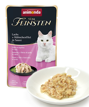 アニモンダ フォムファインステン パウチ アダルト サーモン・チキンフィレ50g