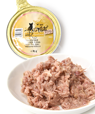 キャッツファインフード フィレ No.407 チキン＆ヴェールインジェリー 85g