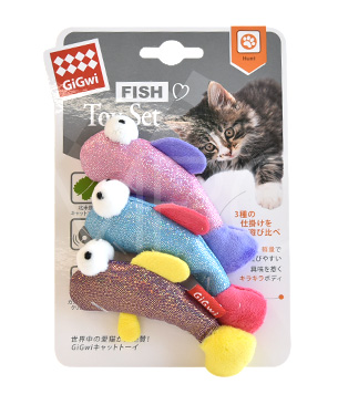 GiGwi【数量限定品】フィッシュトリオ