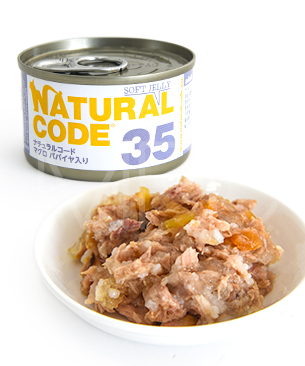 ナチュラルコード ソフトジュレ マグロ パパイヤ入り 85g