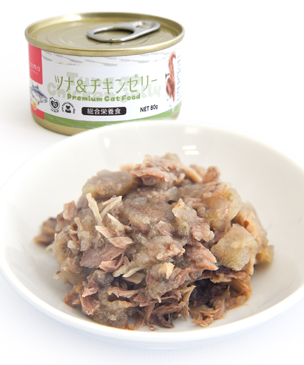 tama 総合栄養食 ツナ&チキン ゼリー 80g