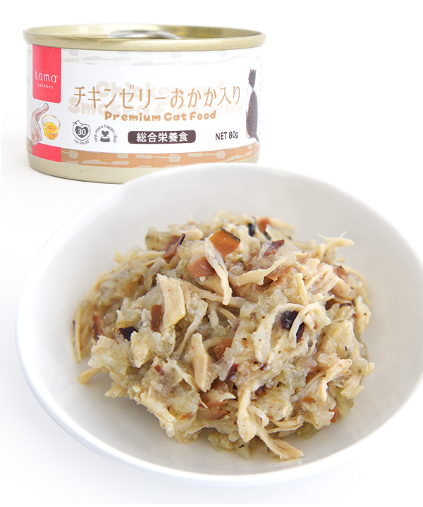tama 総合栄養食 チキン ゼリー おかか入り 80g