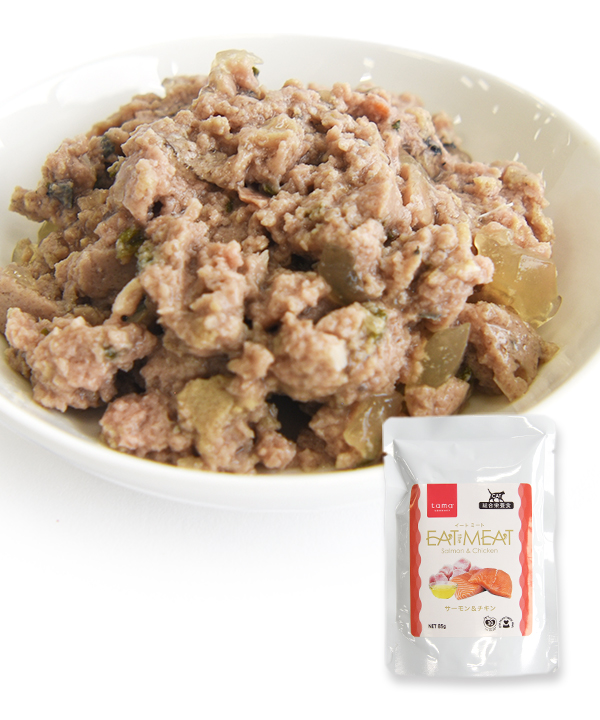 tama 総合栄養食 イートミート サーモン&チキン 85g