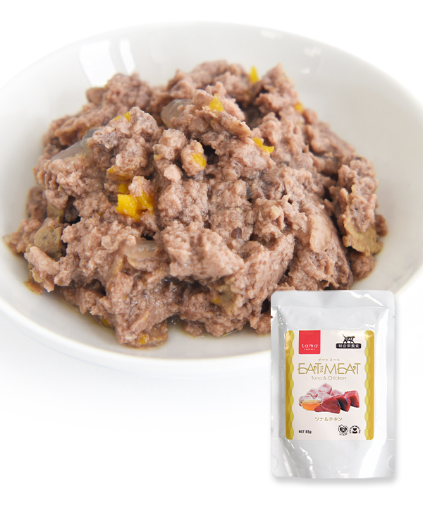 tama 総合栄養食 イートミート ツナ&チキン 85g