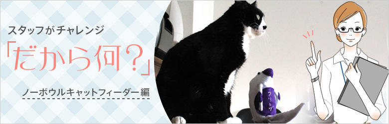 ノーボウルキャットフィーダー特集ページ