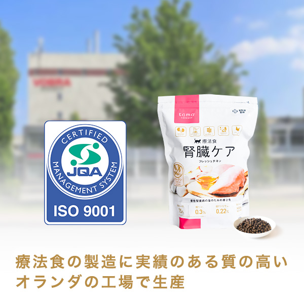 国際認証取得のオランダの工場で生産